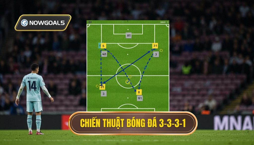 Chiến thuật bóng đá 3-3-3-1