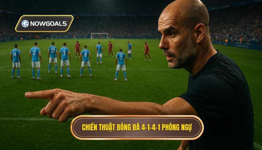 Chiến thuật bóng đá 4-1-4-1 phòng ngự