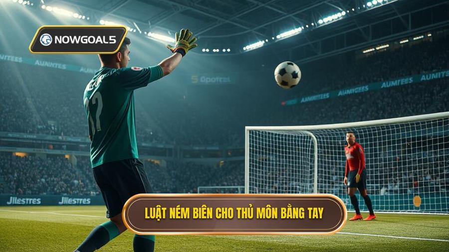 1. Luật ném biên cho thủ môn bằng tay