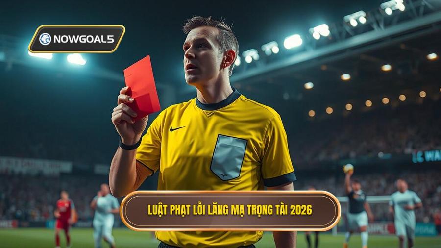 1. Luật phạt lỗi lăng mạ trọng tài 2026