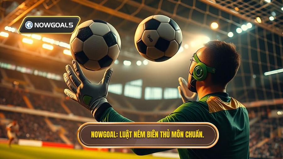 NOWGOAL_ Luật ném biên thủ môn chuẩn.